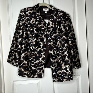 Talbots Chic Animal Print Jacket size 18w New with Tags!